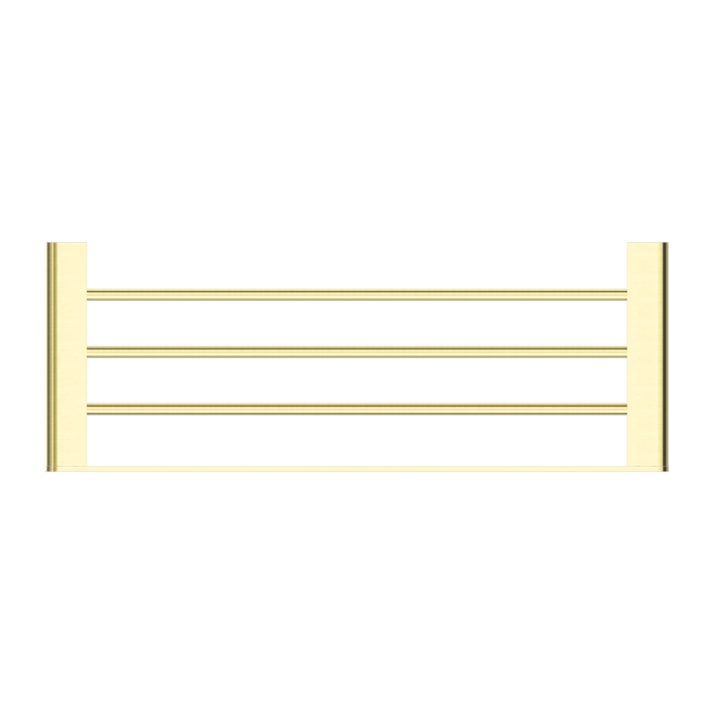 NERO BIANCA NON-HEATED TOWEL RACK 600MM BRUSHED GOLD