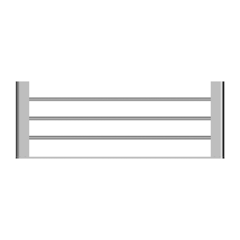 NERO BIANCA NON-HEATED TOWEL RACK 600MM CHROME