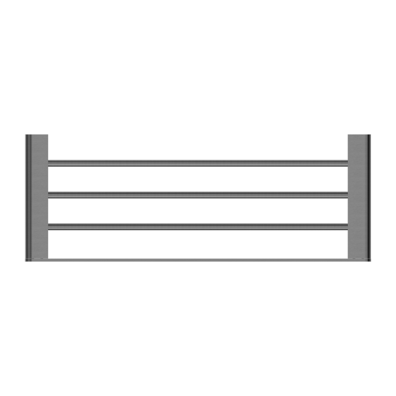 NERO BIANCA NON-HEATED TOWEL RACK 600MM GUN METAL