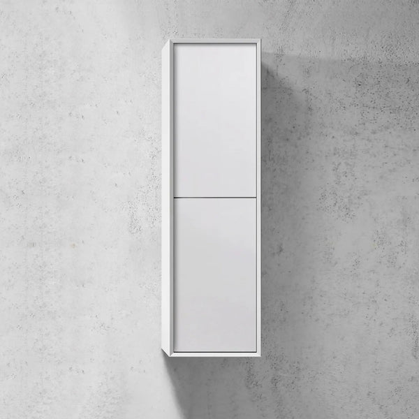 OTTI NOOSA WALL HUNG TALL BOY 350MM X 1200MM MATTE WHITE