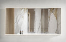OTTI MOONLIGHT LED MATTE WHITE WALL HUNG SHAVING CABINET 1200MM
