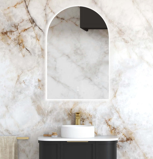 OTTI ARCHIE FRAMELESS LED MIRROR 3 COLOUR LIGHTS 600X900MM