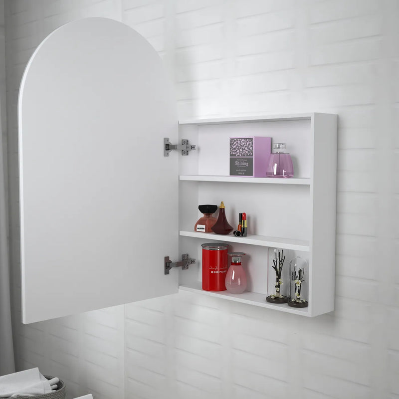 OTTI ARCHIE MATTE WHITE SHAVING CABINET 900MM