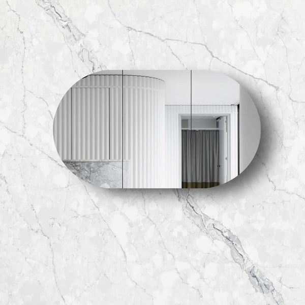 OTTI BONDI MATTE WHITE SHAVING CABINET 1500MM