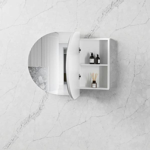 OTTI BONDI MATTE WHITE SHAVING CABINET 900MM