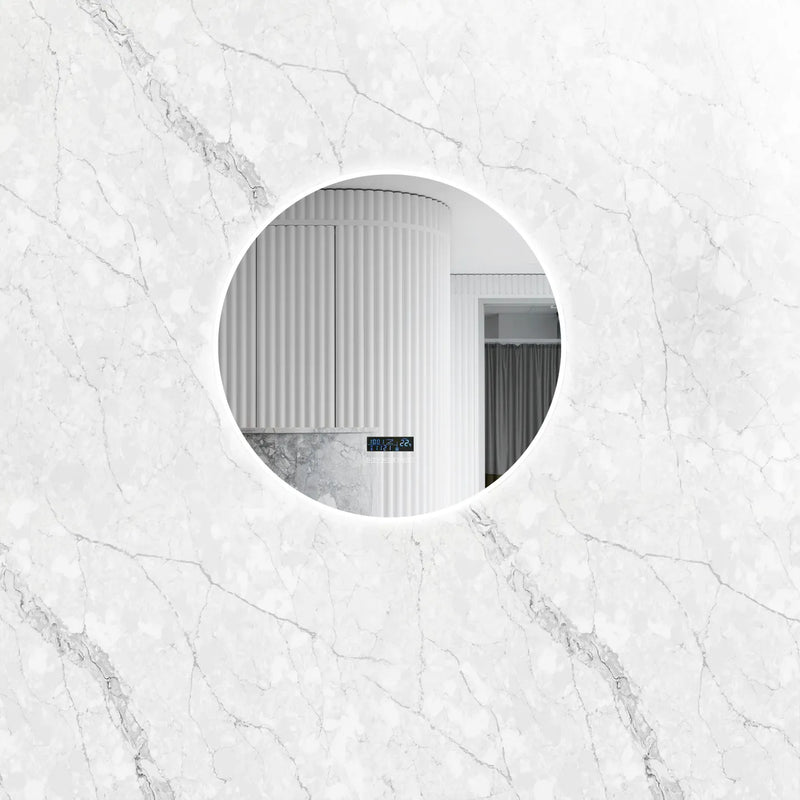 OTTI BRONTE LED MIRROR ROUND WITH BLUETOOTH SPEAKER 800MM
