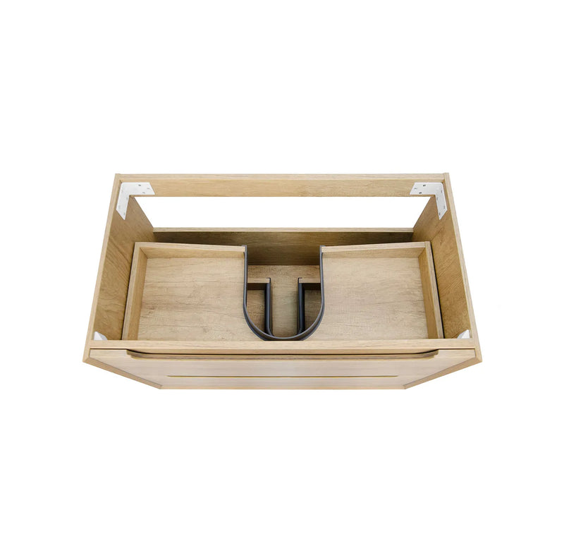 OTTI BYRON NATURAL OAK 750MM SINGLE BOWL FLOOR STANDING VANITY