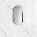 OTTI NOOSA GOLD OVAL MIRROR 900X450MM