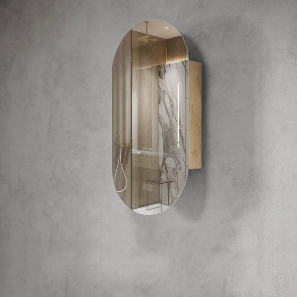 OTTI NOOSA NATURAL OAK SHAVING CABINET 900MM