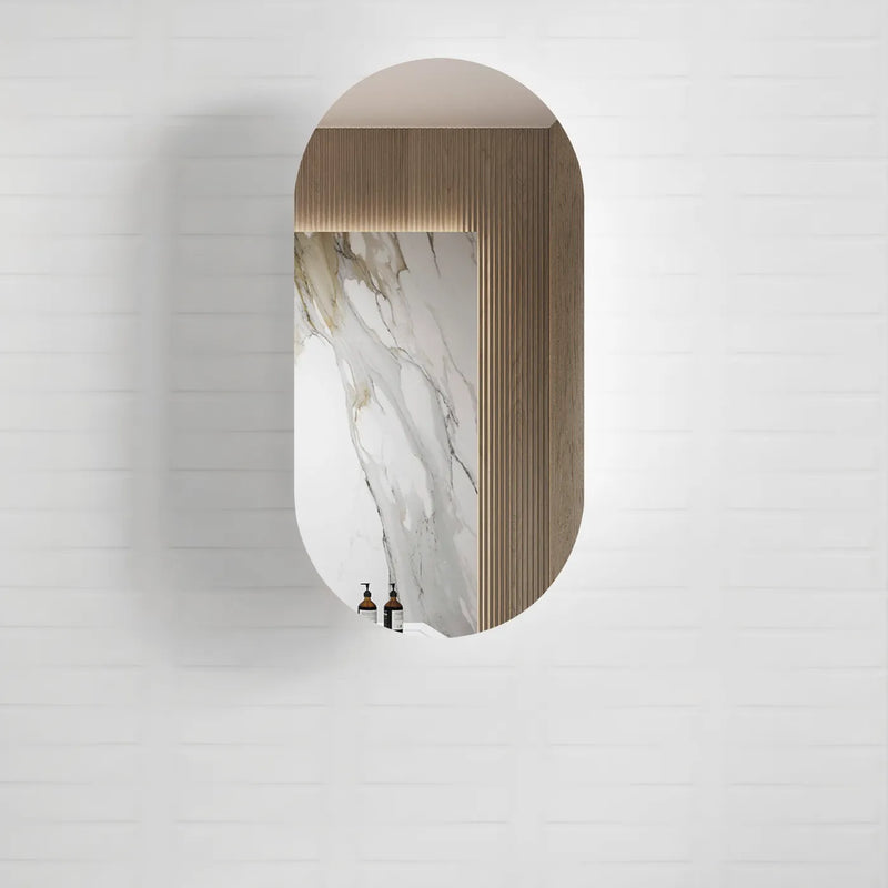 OTTI NOOSA NATURAL OAK SHAVING CABINET 900MM