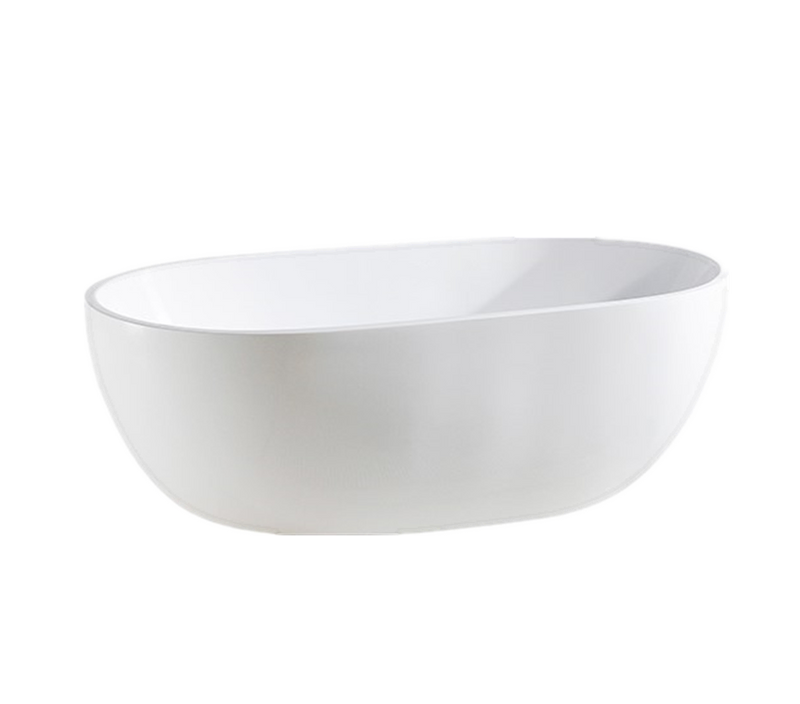 POSEIDON OLIVIA FREE STANDING BATHTUB GLOSS WHITE (AVAILABLE IN 1000MM, 1300MM ,1530MM AND 1690MM)