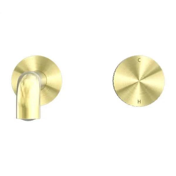 NERO Opal Progressive Wall Basin/Bath Set 120-260mm Spout