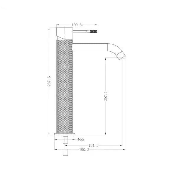 NERO Opal Tall Basin Mixer