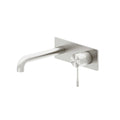 NERO Opal Wall Basin/Bath Mixer 120-260mm