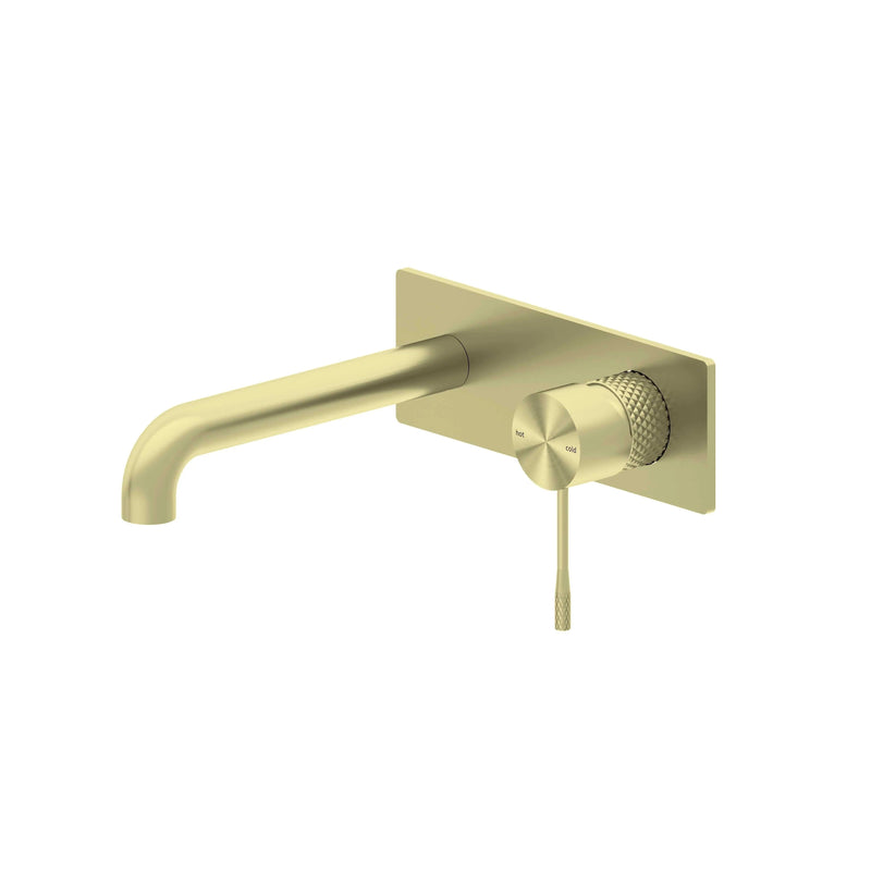 NERO Opal Wall Basin/Bath Mixer 120-260mm
