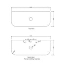 OTTI BONDI NATURAL OAK 1200MM CURVE SINGLE BOWL WALL HUNG VANITY