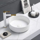 POSEIDON FINE CERAMIC BASIN MATTE WHITE 346MM
