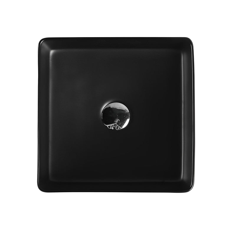 POSEIDON FINE CERAMIC BASIN MATTE BLACK 360MM
