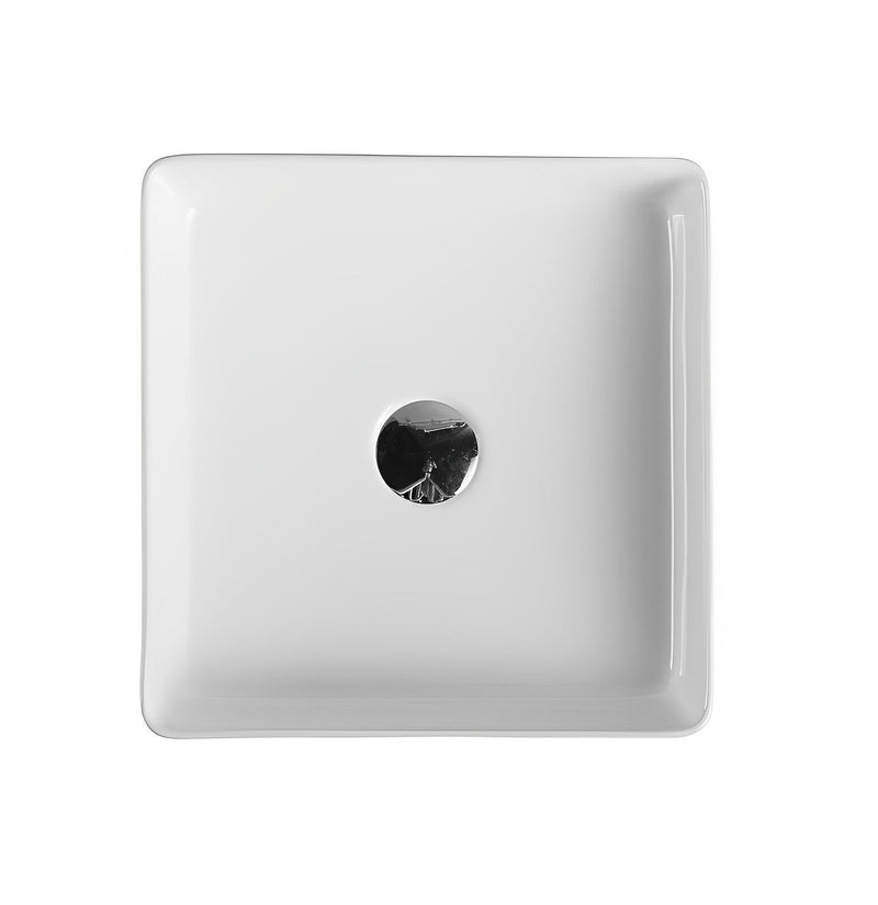 POSEIDON FINE CERAMIC BASIN MATTE WHITE 360MM
