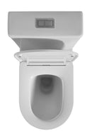 POSEIDON AVIS COMPACT RIMLESS TOILET SUITE GLOSS WHITE