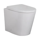 POSEIDON AVIS RIMLESS EXTRA HEIGHT WALL FACED FLOOR PAN GLOSS WHITE
