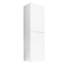 POSEIDON MATTE WHITE WALL HUNG TALL BOY 400MM X 1350MM