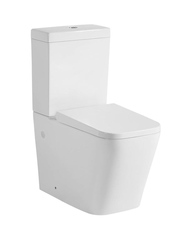 POSEIDON QUBIST BTW TOILET SUITE GLOSS WHITE