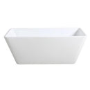 POSEIDON QUBIST FREESTANDING NF BATHTUB GLOSS WHITE (AVAILABLE IN 1400MM, 1500MM AND 1700MM)
