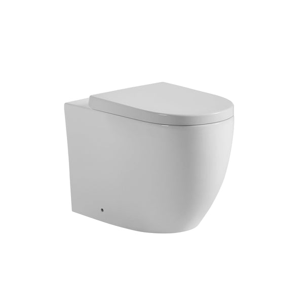 POSEIDON VEDA WALL FACED FLOOR PAN GLOSS WHITE
