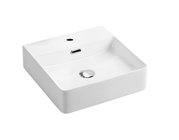 POSEIDON WALL HUNG / ABOVE COUNTER BASIN GLOSS WHITE 420MM