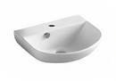 POSEIDON WALL HUNG BASIN GLOSS WHITE 440MM