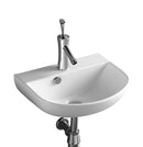 POSEIDON WALL HUNG BASIN GLOSS WHITE 440MM