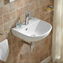 POSEIDON WALL HUNG BASIN GLOSS WHITE 440MM