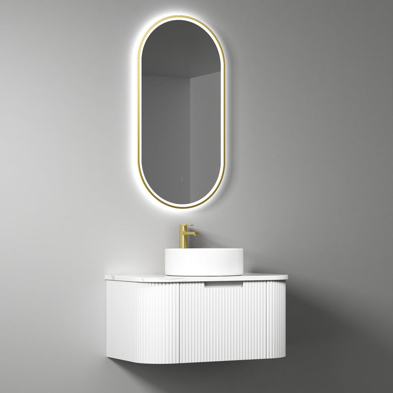 Aulic Petra Mark II Wall Hung Vanity 750mm
