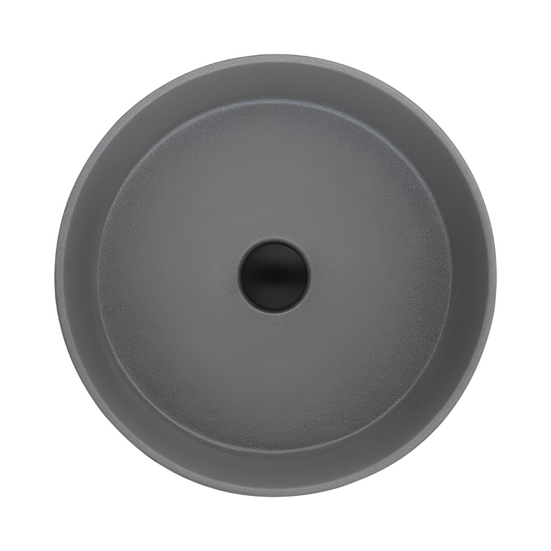 POSEIDON QUARTZ ART BASIN MATTE GREY 410MM
