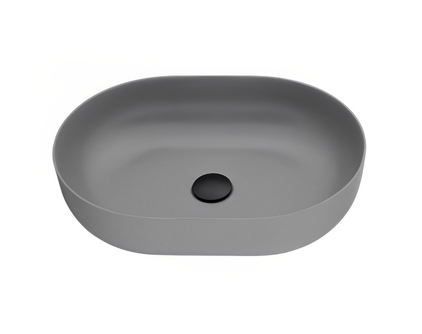 POSEIDON QUARTZ ART BASIN MATTE GREY 508MM