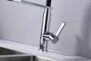 Nero RIT Pull-Out Kitchen Sink Mixer - Matte Black and Chrome