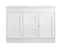 Avia Quinn Free Standing Vanity Hampton Shaker Style Double Bowls 1200mm