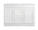 Avia Quinn Free Standing Vanity Hampton Shaker Style Double Bowls 1200mm
