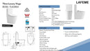 LAFEME THEA LUXURY VEGA RIMLESS BACK TO WALL TORNADO SMART TOILET WHITE