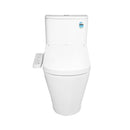 TOTO S2 WASHLET CONTROL AND B&H DARA BTW TOILET SUITE PACKAGE D-SHAPE GLOSS WHITE