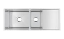 1160x460x230mm 1.2mm Handmade Top/Undermount One and a half Bowls Kitchen Sink