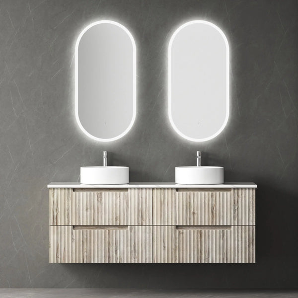 Aulic Tuscana Wall Hung Vanity 1500mm Double
