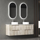 Aulic Tuscana Wall Hung Vanity 1500mm Double