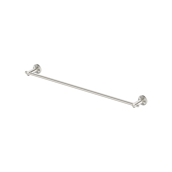 Bella Vista Mica Brushed Nickel Heritage Single Towel Rail - 800mm