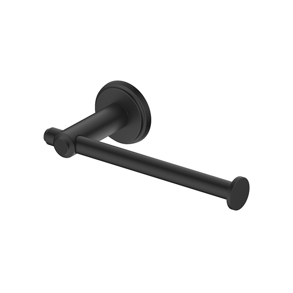 Bella Vista Mica Matte Black Heritage Toilet Paper Holder