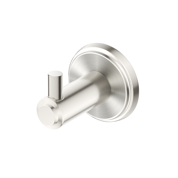 Bella Vista Mica Brushed Nickel Heritage Robe Hook