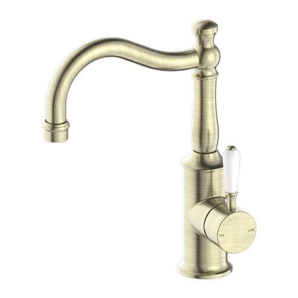NERO YORK Basin Mixer Hook Spout