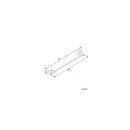 LUCID PIN Series Black Towel Rail 300mm