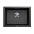 610 x 457 x 205mm Carysil Big Bowl Granite Kitchen/Laundry Sink Top/Flush/Under Moun
